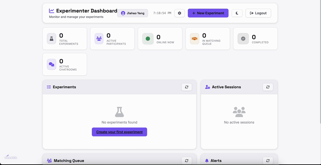 Dashboard overview — navigating the main dashboard and viewing statistics